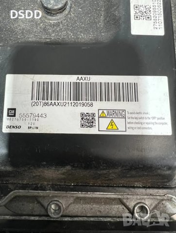 Компютър двигател / ECU 55579443 MB275700-1190 за Opel Astra J 1.7 CDTI, снимка 2 - Части - 44490942