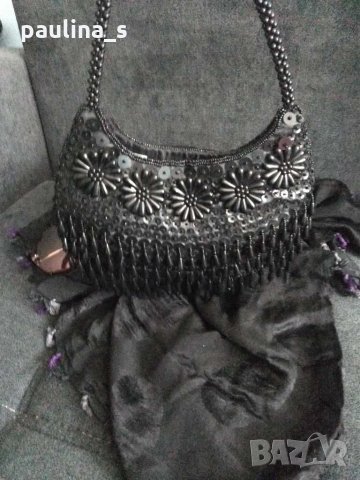 Чанта - бижу с декорации от хематити / чанта за повод , снимка 6 - Чанти - 29647430