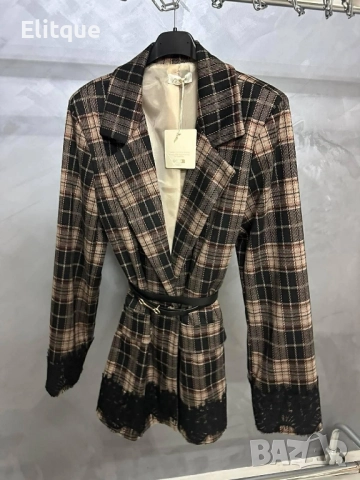 сако каре с дантела , снимка 2 - Сака - 52460278