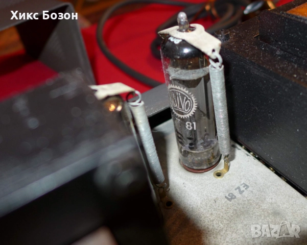 Ненамираем K&H Telewatt VS56 лампов усилвател   1963г.като нов, снимка 8 - Ресийвъри, усилватели, смесителни пултове - 52120007