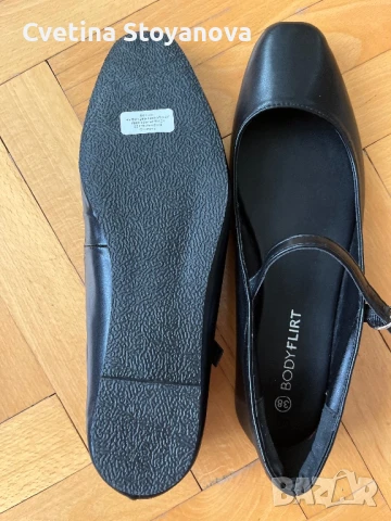 Нови кожени балеринки - 38 размер, снимка 3 - Дамски ежедневни обувки - 51284465