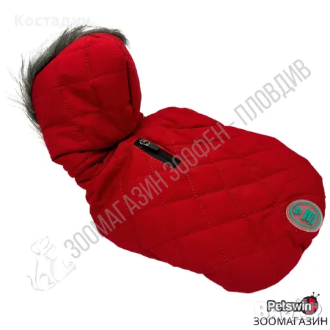 Яке за Куче/Коте - с Качулка - 7 размера - Lane - Червена разцветка - Freedog