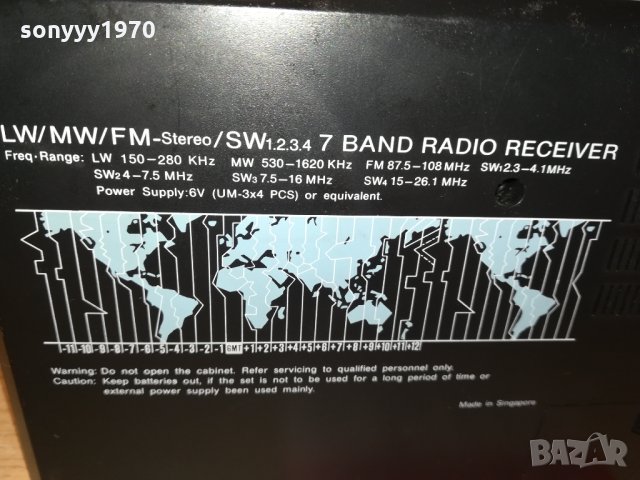 SG-786L 7 BAND RADIO WITH FM STEREO RECEIVER-ВНОС FRANCE 2401221750, снимка 16 - Радиокасетофони, транзистори - 35547363