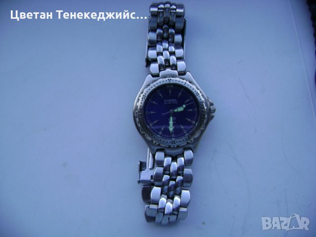 Продавам 2 кварцови часовника FOSSIL,Q&Q , снимка 5 - Мъжки - 30479872