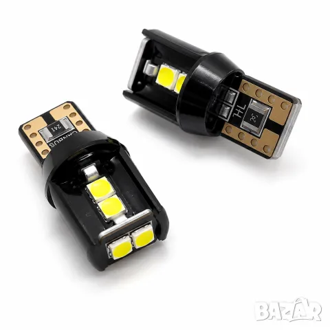 LED крушки T10 W5W бели 6000K 24V 2 броя