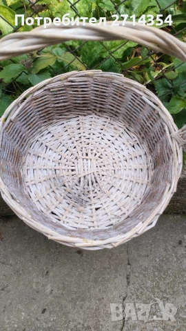 Плетена кошница , снимка 3 - Други стоки за дома - 50844272