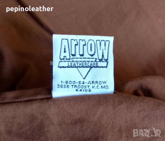 US WINGS оригинално американско пилотско кожено яке тип А-2, размер 2XL / 58, снимка 5 - Якета - 52794194