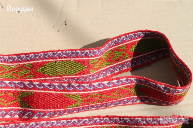 Вълнен колан от народна носия, снимка 7 - Антикварни и старинни предмети - 38012988