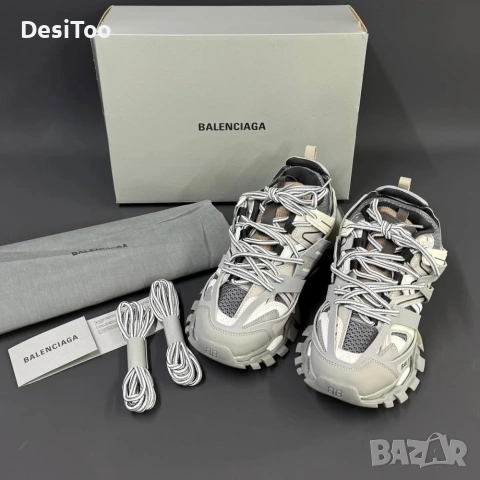 Balenciaga Track Sneaker "Grey/White , снимка 4 - Маратонки - 54358250