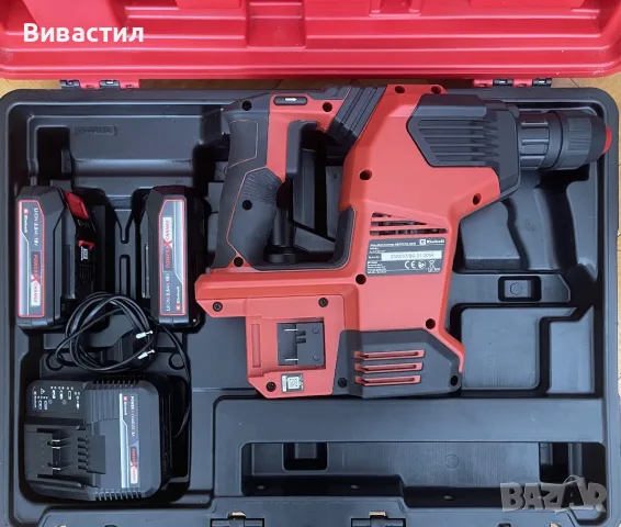 PROFESSIONAL Акумулаторен перфоратор с вертикален безчетков мотор EINHELL HEROCCO 36/28, снимка 3 - Перфоратори - 56316292