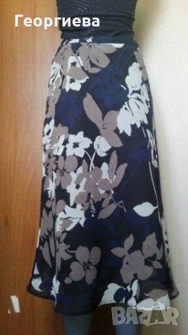 Многоцветна пола H&M, на цветя с миди дължина🍀👗38 р-р S,M🌹арт.292, снимка 12 - Поли - 30046267