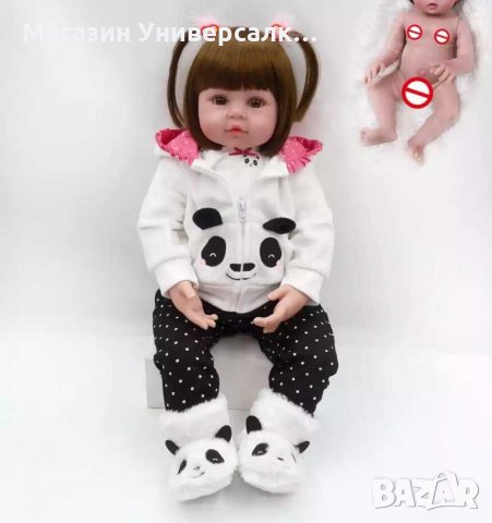 Реборн бебе, Reborn baby doll, реалистична винил кукла. Преродено бебе, снимка 4 - Кукли - 27574935