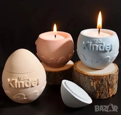 Молд бурканче яйце Киндер сюрприз , снимка 3 - Форми - 51290979