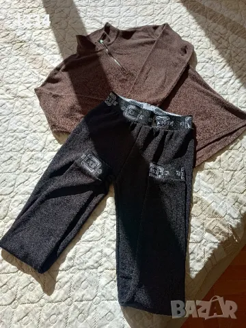 поларена блуза с ватиран клин 