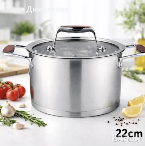 Тенджера 3 размера, снимка 4 - Прибори за хранене, готвене и сервиране - 56129246