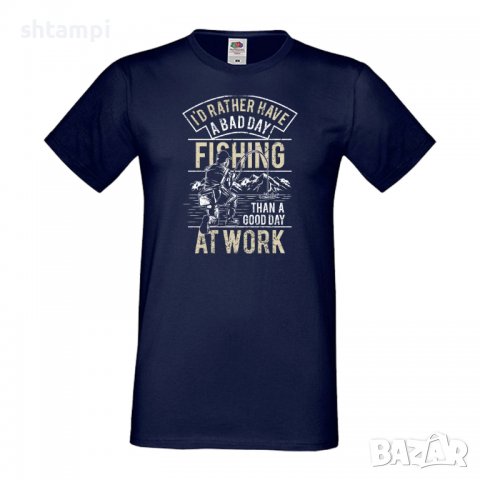 Мъжка тениска За риболов Fishing,Рибар,Риболовец,Риба,Изненада,Подарък,Празник , снимка 11 - Тениски - 36811915