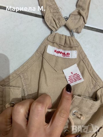 Kenvelo Дамски гащеризон - лен и памук, снимка 3 - Гащеризони - 39971628