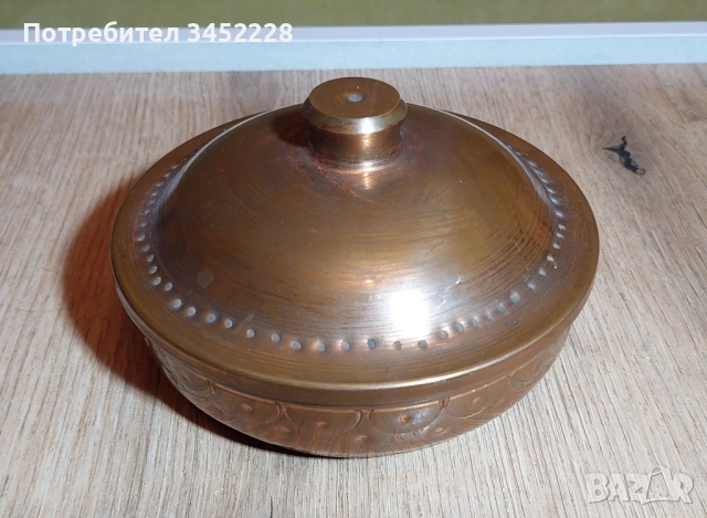 кутия медна ретро за ценители отлична , снимка 3 - Антикварни и старинни предмети - 51546336