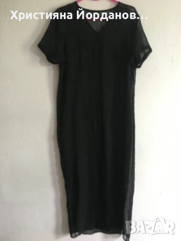 Дълга прозрачна рокля за плаж