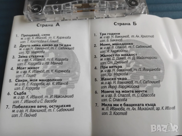 Пирин Фолк '93 Сандански. Част 2 - оригинална аудио касета българска музика, снимка 2 - Аудио касети - 52497999