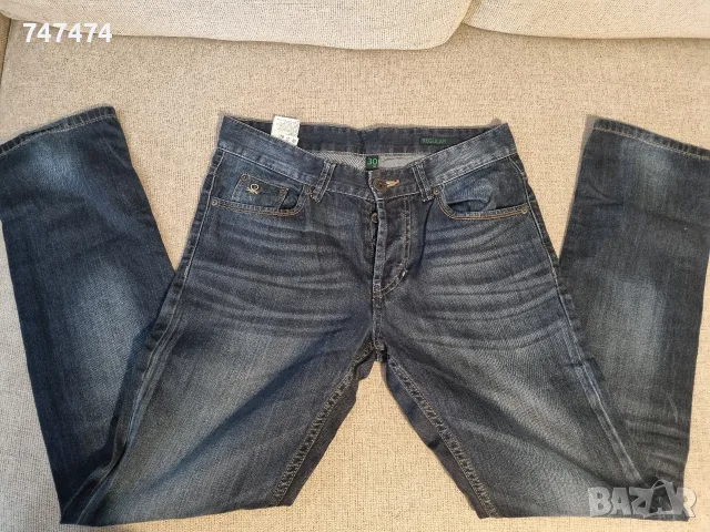 Лот 3 броя - Lee Cooper, Benetton, H&M, С размер, снимка 8 - Дънки - 55886367