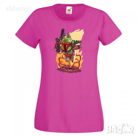 Дамска тениска Star Wars Boba Fett Игра,Изненада,Подарък,Геймър,, снимка 9 - Тениски - 36788726