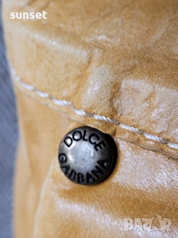 DOLCE & GABBANA винтидж  мини чанта естествена кожа , снимка 5 - Чанти - 44178302