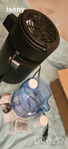 Дестилатор за вода VEVOR, 1 л/ч, 4 л, черен, снимка 9 - Други - 54127908