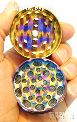 Нов Стоманен ГРИНДЕР - 3 части Мандала Дизайн, снимка 3 - Други - 28456534