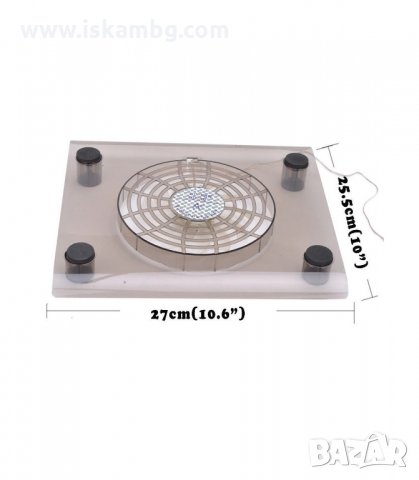 ОХЛАДИТЕЛНА ПОДЛОЖКА ЗА ЛАПТОП С ГОЛЯМ ВЕНТИЛАТОР - код NB-7, снимка 2 - Лаптоп аксесоари - 34116674