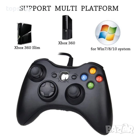 Нов джойстик xbox 360 controller за Xbox 360 и WINDOWS, снимка 5 - Аксесоари - 50501203