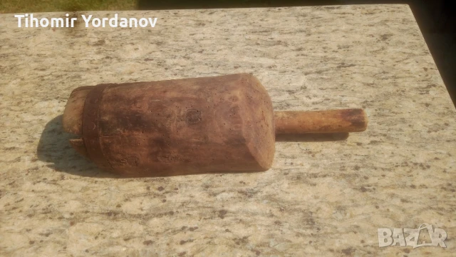 Стара дървена лопатка., снимка 2 - Антикварни и старинни предмети - 51119221