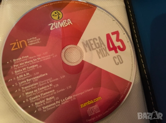 Оригинални Зумба дискове - 28 CD + 1 DVD (ZIN & Mega Mix), снимка 9 - CD дискове - 54110105