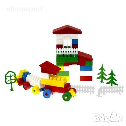 Конструктор Cimbari 60 части /270306/ Конструктор - строител, състоящ се от 60 пластмасови части