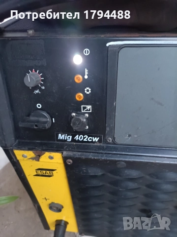 Телоподаващо Esab Mig Mag CO2, снимка 3 - Други машини и части - 54258254