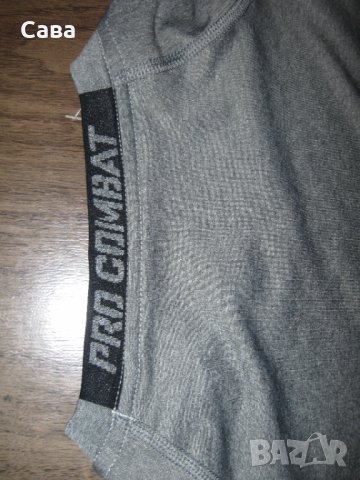 Тениска NIKE- PRO COMBAT   мъжка,Л-ХЛ, снимка 4 - Спортни дрехи, екипи - 37430715