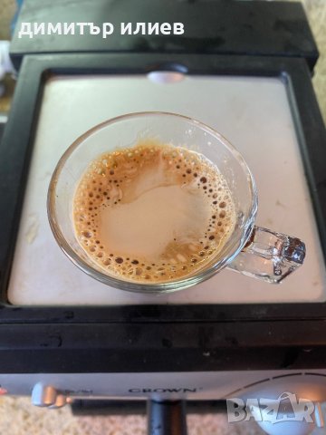 Кафемашина с крема цедка crown, снимка 7 - Кафемашини - 39215032