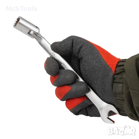 Комплект звездогаечни глухи ключове 8 – 21 мм 10 части JCB, снимка 3 - Ключове - 52371828