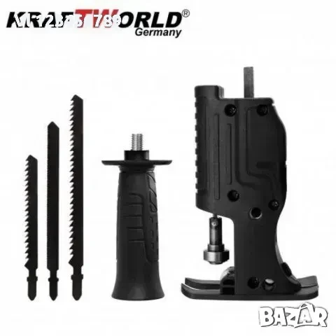 Универсален адаптер - прободен трион за винтоверт и бормашина към зеге, снимка 4 - Други инструменти - 50730112