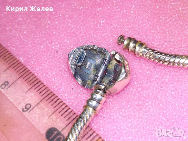 СТИЛНА ФЕШЪН АРТ ГРИВНА ПАНДОРА Family ДЪРВОТО на ЖИВОТА с ИСКРЯЩИ КРИСТАЛИ 43195, снимка 16 - Гривни - 44406109