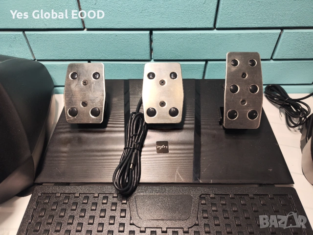 PXN V9 Gen 2 волан за PC/PS4/Xbox с педали и скорости, снимка 7 - Аксесоари - 53254174