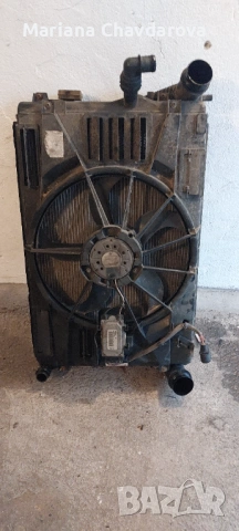Перка и радиятор с кулер фолцваген кади8