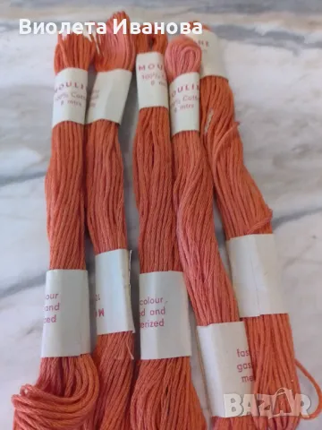 Мулине, фрез, 5 броя, снимка 3 - Гоблени - 50187081