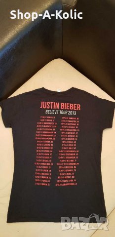 "Vintage" JUSTIN BIEBER Believe Tour 2013 T-Shirt, снимка 2 - Тениски - 29523280