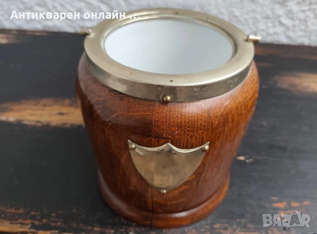 Антикварен Стар английски комплект "шампаниера и ледарка ", снимка 3 - Антикварни и старинни предмети - 52723616