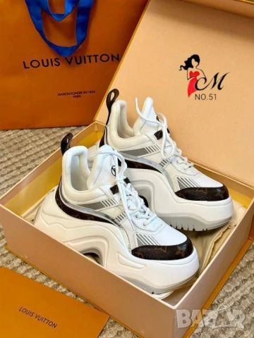 дамски маратонки от естествена кожа louis vuitton , снимка 17 - Маратонки - 51423755