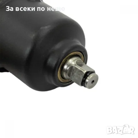 Пневматичен ударен гайковерт с къс шпиндел 1450 Nм 12 с вложки и куфар JCB, снимка 7 - Други инструменти - 50333710