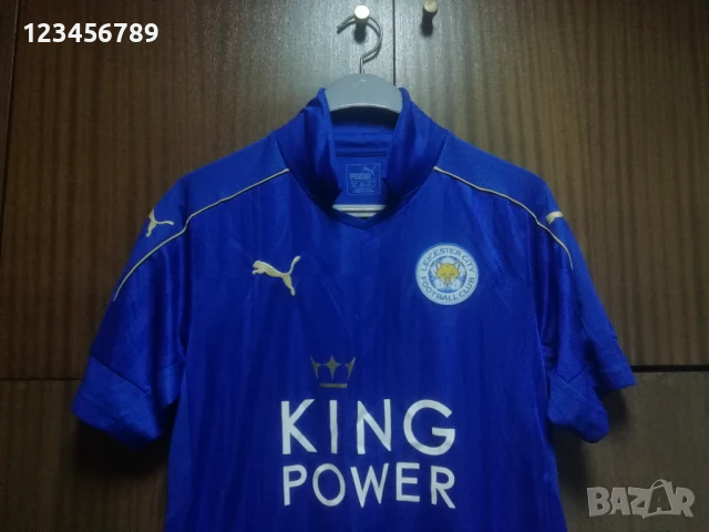 Leicester City Puma 2016 оригинална шампионска тениска фланелка Лестър Сити размер М, снимка 3 - Тениски - 50835124