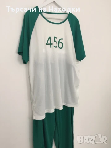 Спортен екип комплект Игра на Калмари Squid Game 456 XL Xlarge, снимка 6 - Спортни дрехи, екипи - 51077805