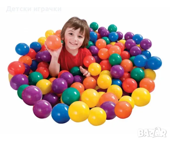 Топки INTEX 8cm Fun Ballz, 100 бр, снимка 2 - Детски топки - 50209653